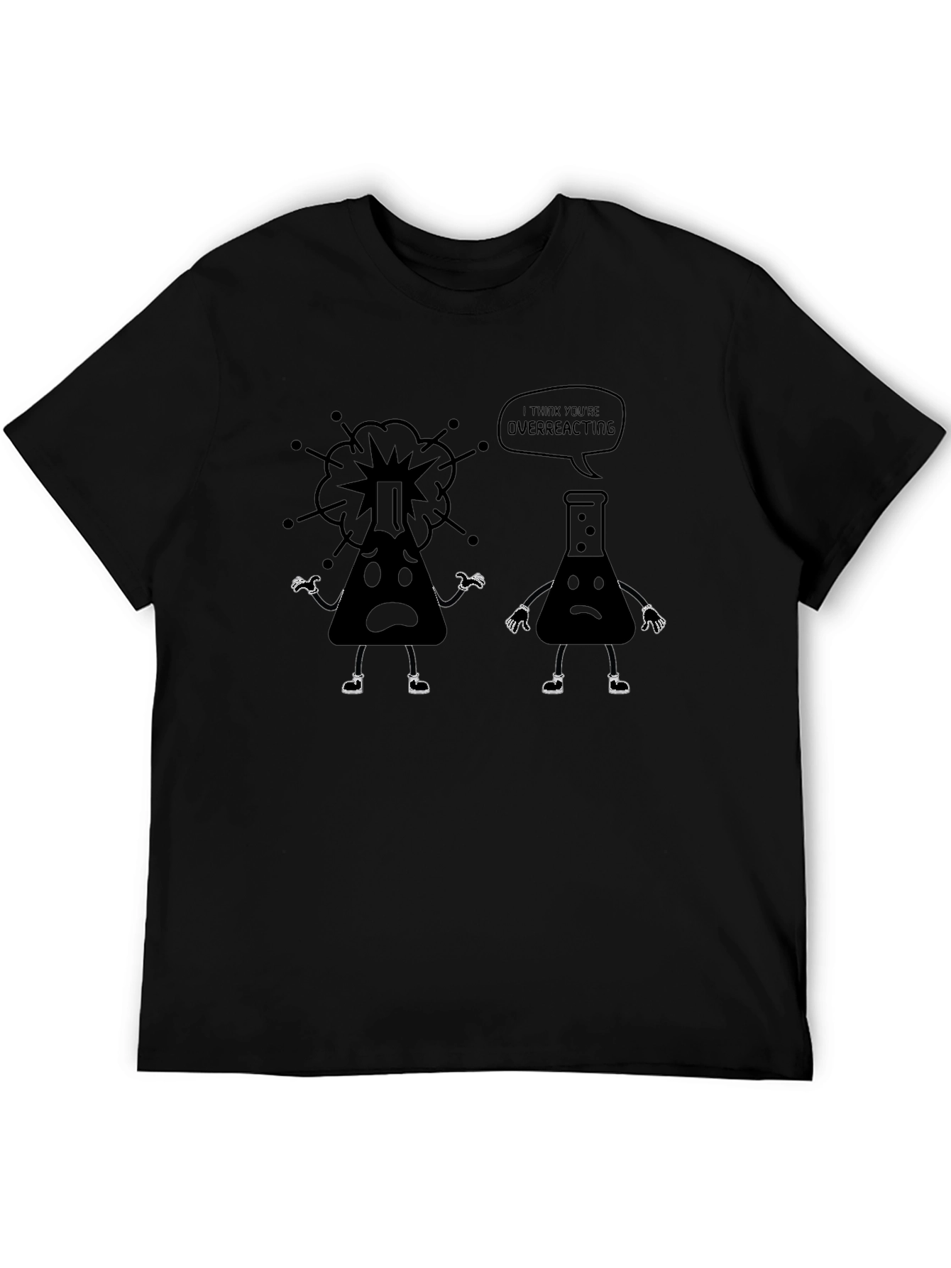 Overreacting Chemistry T-Shirt Funny Science Tee