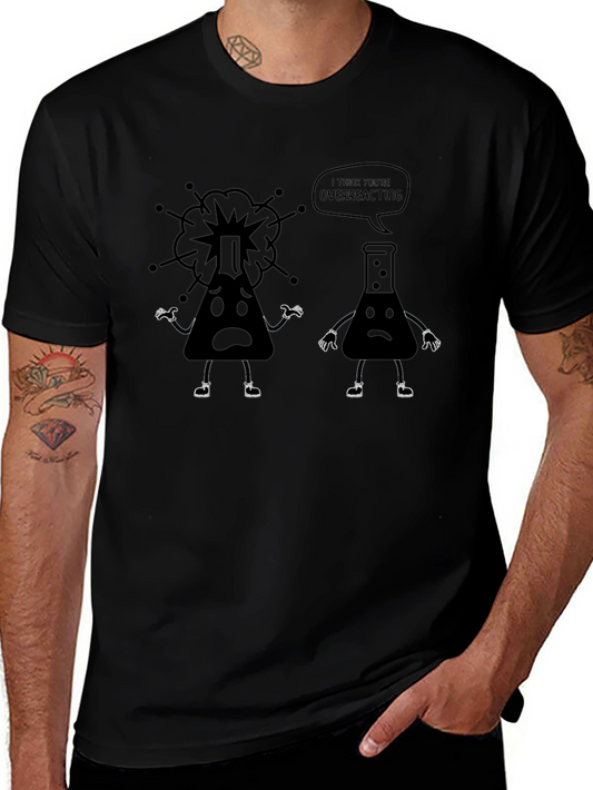 Overreacting Chemistry T-Shirt Funny Science Tee