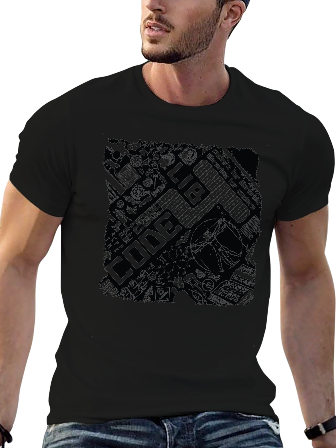 Code Lib 2009 Black T-Shirt