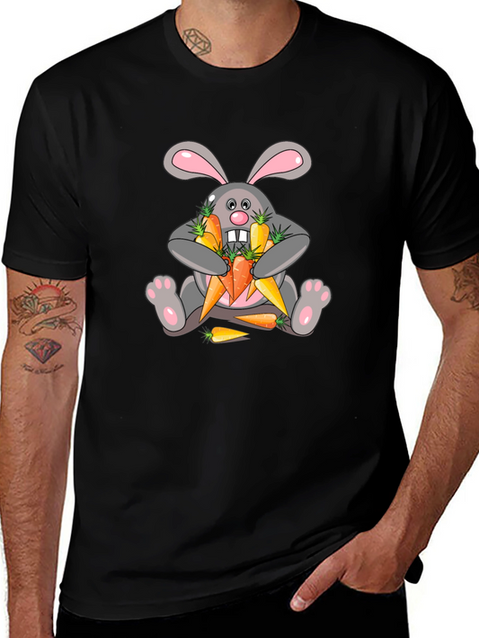 Bunny Carrots Graphic Tee Shirt
