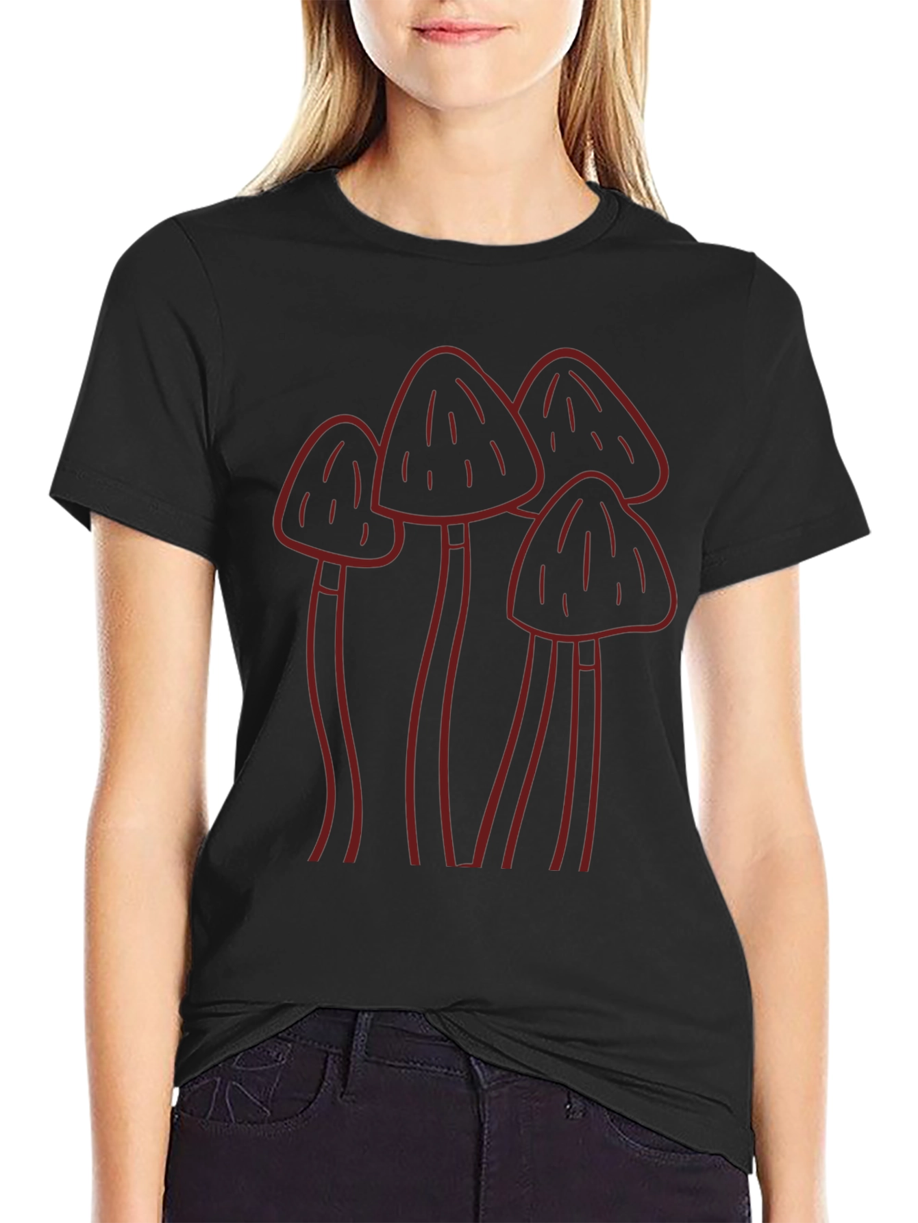 Mushroom Graphic Tee - Relaxed Fit