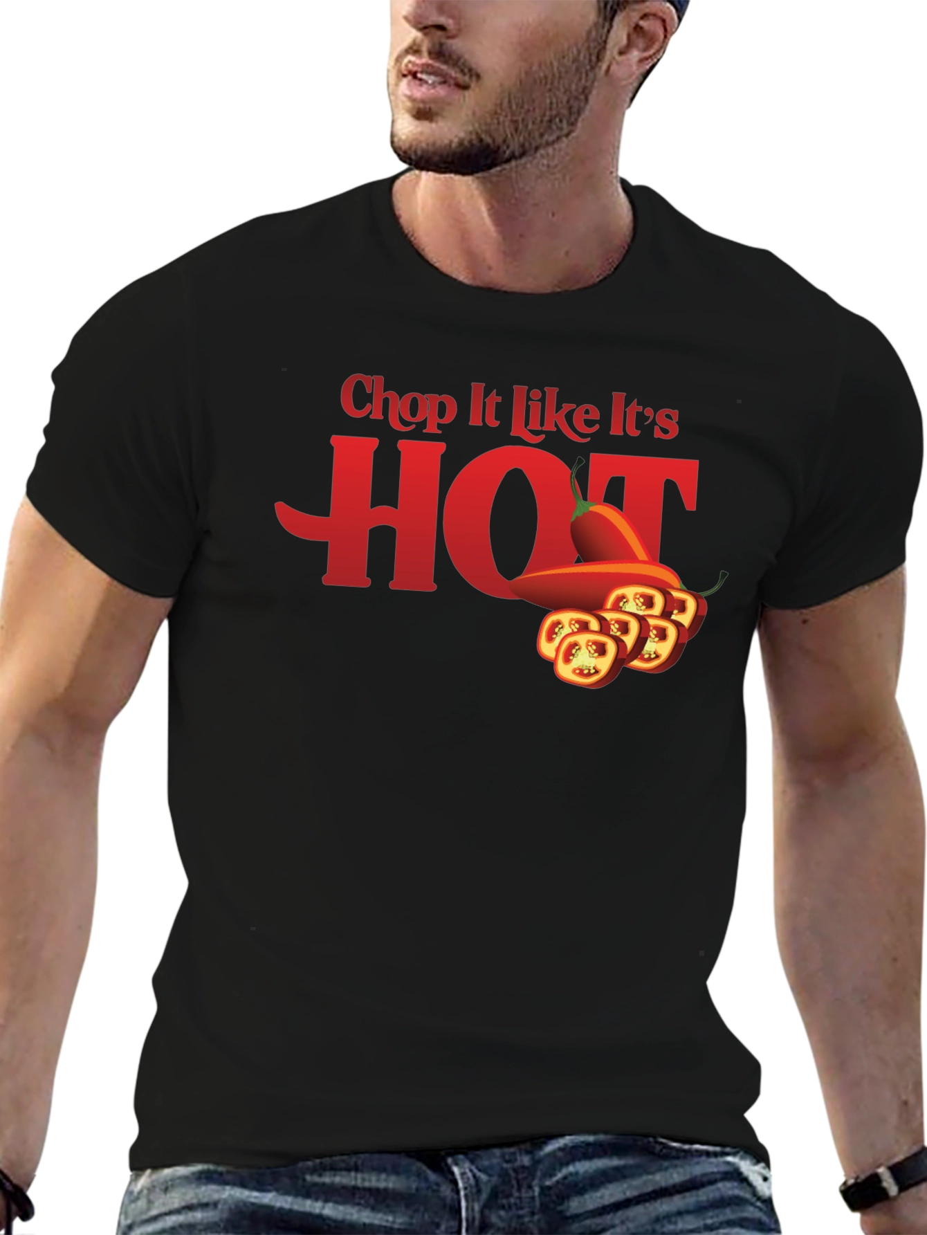 Spicy Humor T-Shirt: Chop It Like Its HOT!