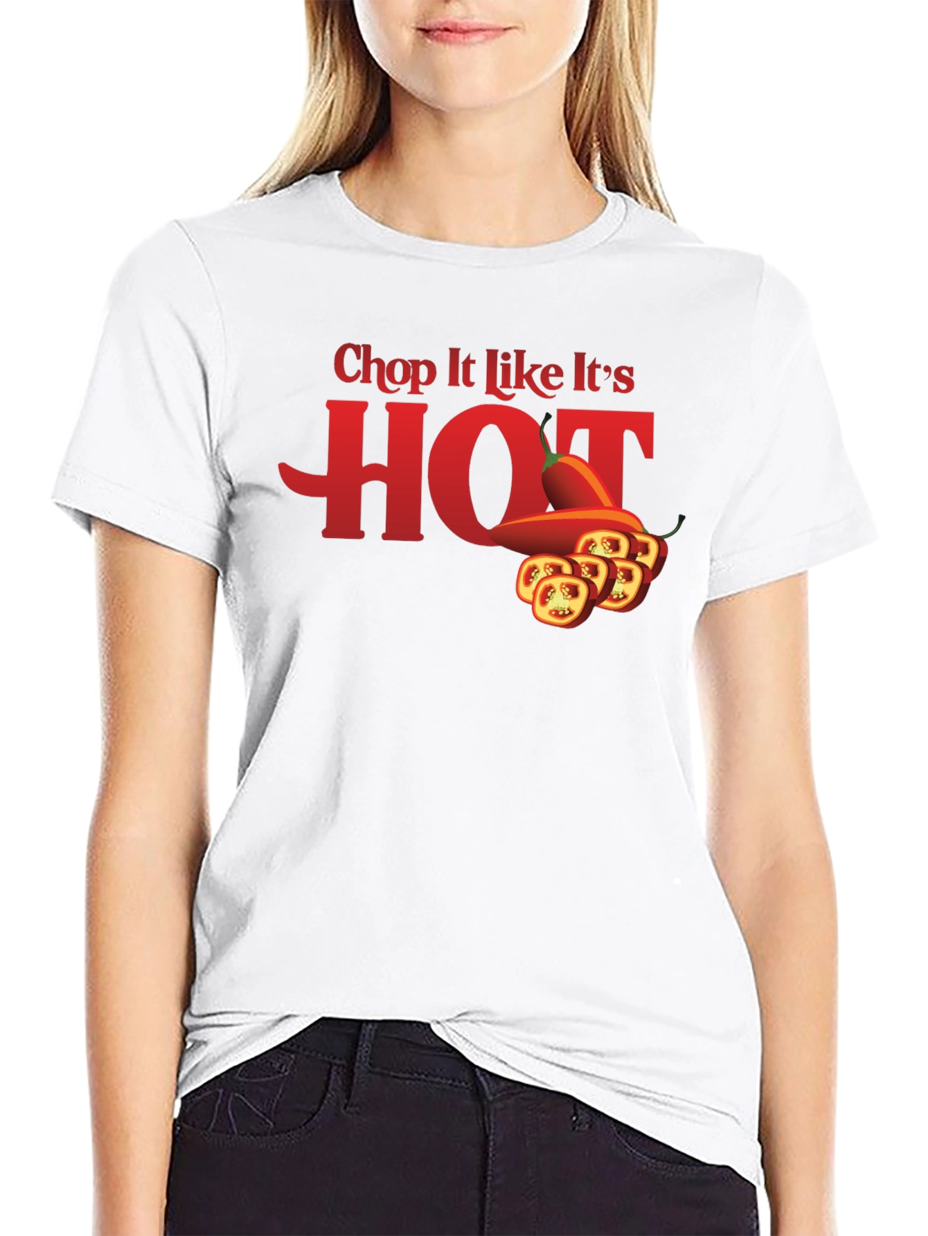 Spicy Humor T-Shirt: Chop It Like Its HOT!