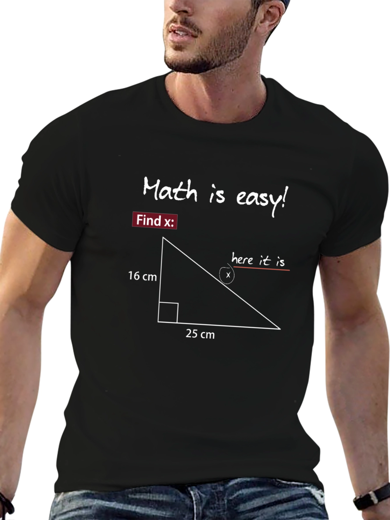Math is Easy! T-Shirt - Find X Equation