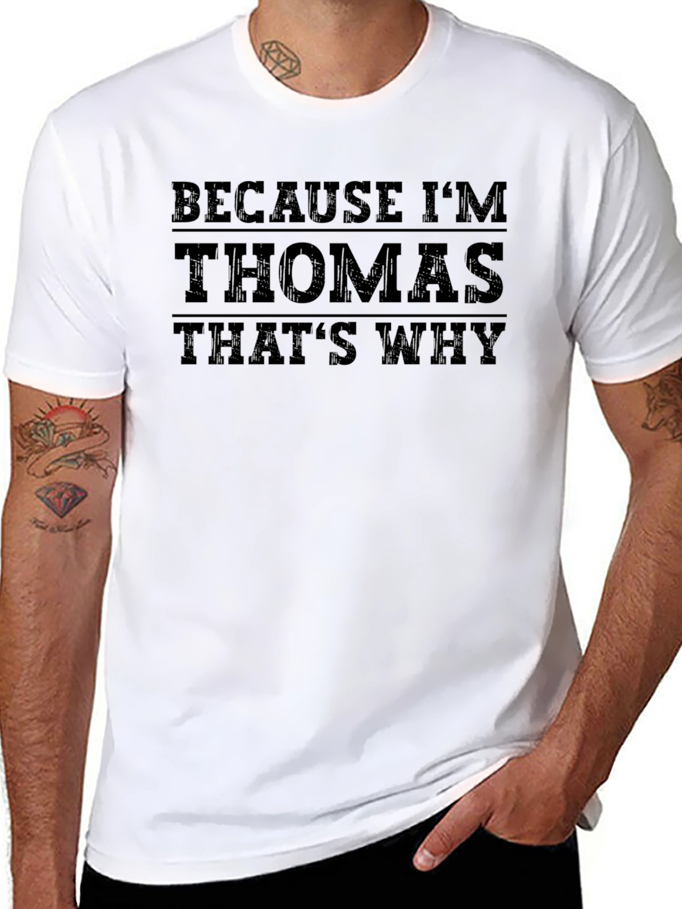 Because Im Thomas Thats Why Funny T-Shirt
