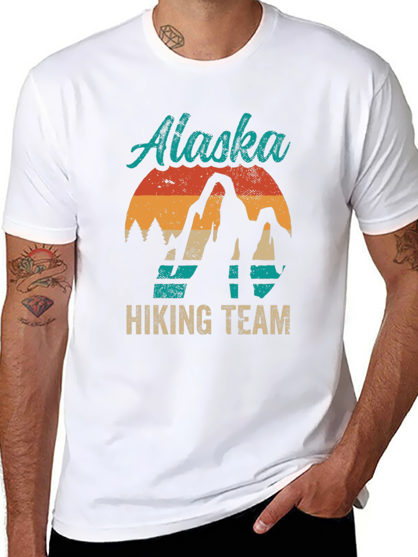 Alaska Hiking Team Graphic T-Shirt