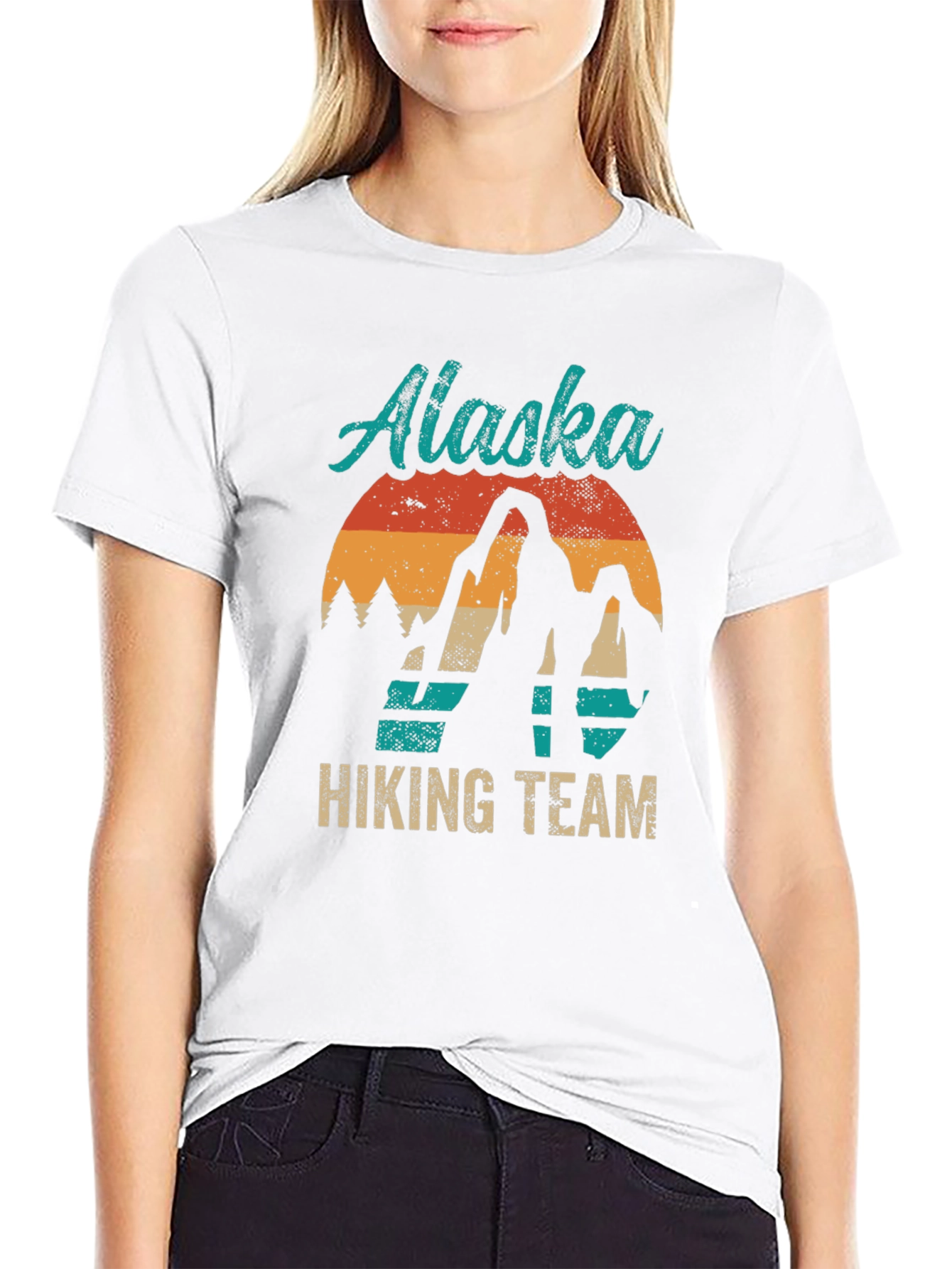 Alaska Hiking Team Graphic T-Shirt