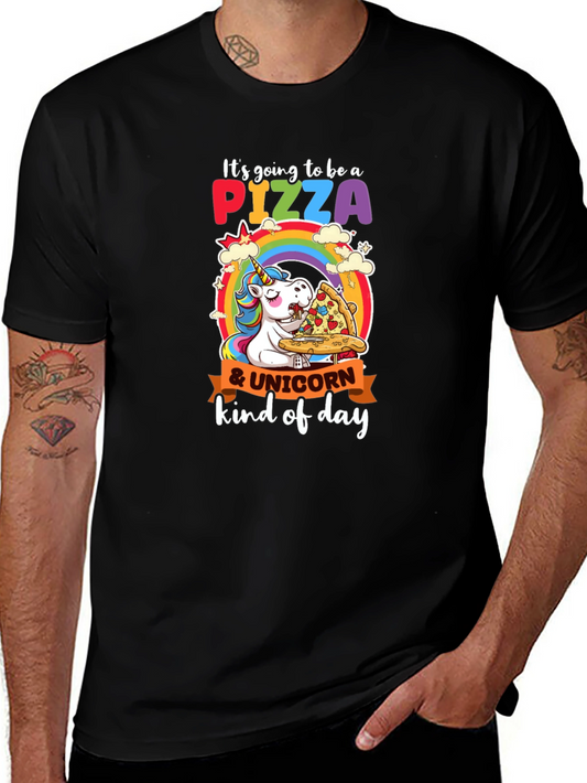 Pizza & Unicorn Kind of Day T-Shirt