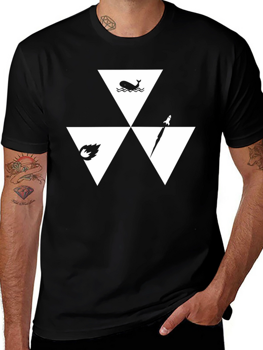 Triforce Elements T-Shirt - Black