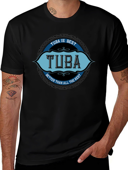 Tuba is Best Black T-Shirt