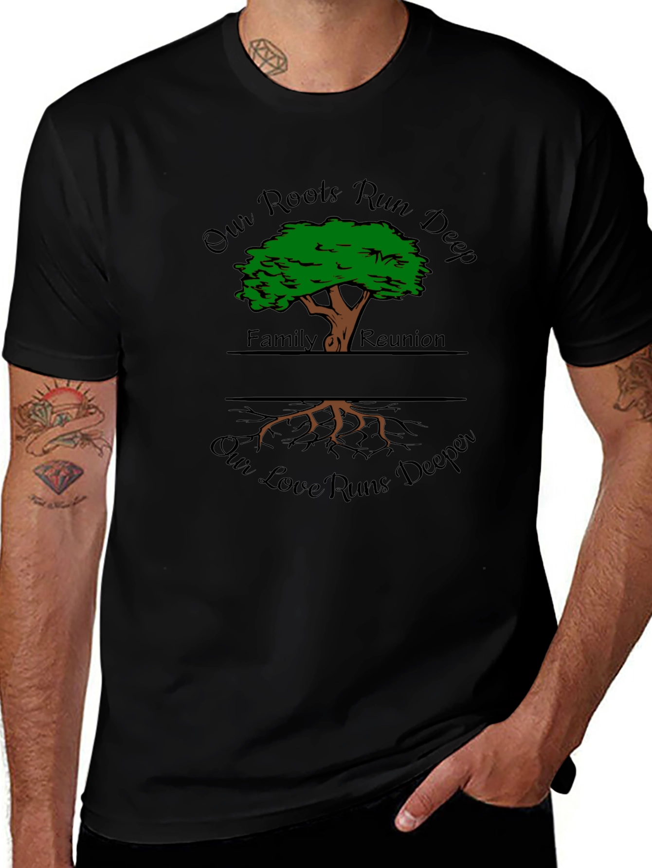 Family Reunion Tree Roots T-Shirt
