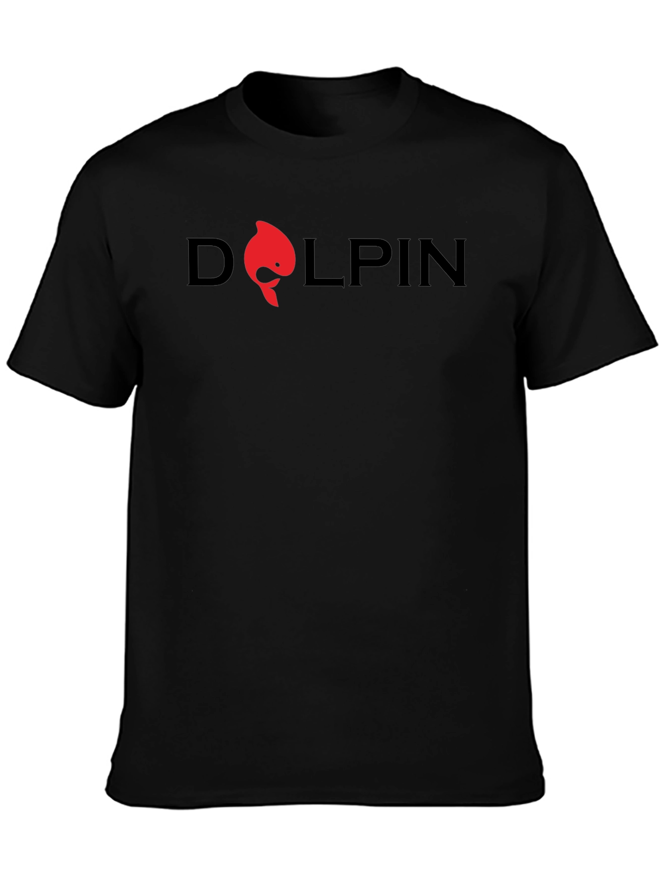 Dolphin Graphic Tee - Black