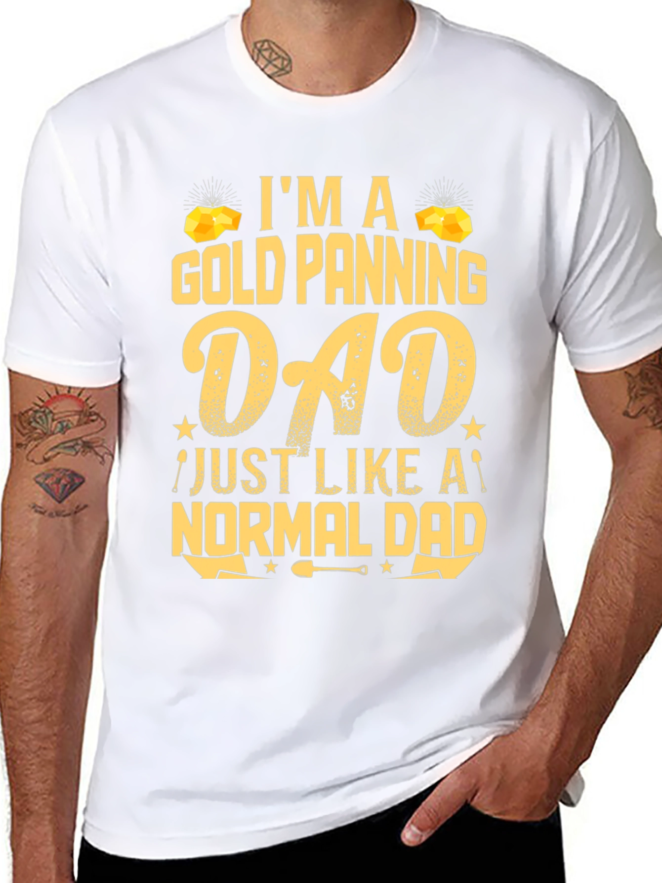 Gold Panning Dad T-Shirt - Novelty Gift