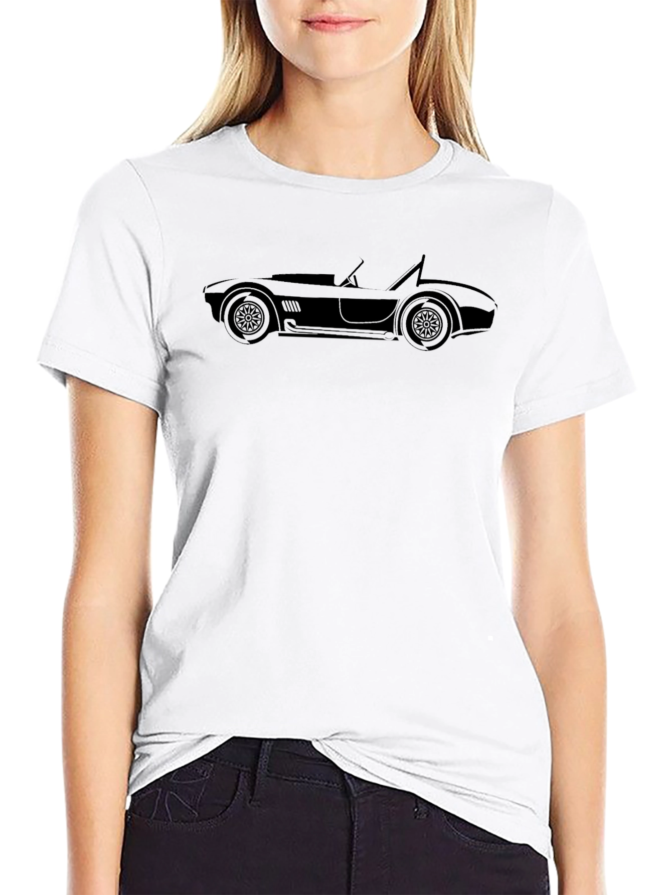 Classic Cobra Car Silhouette Graphic Tee