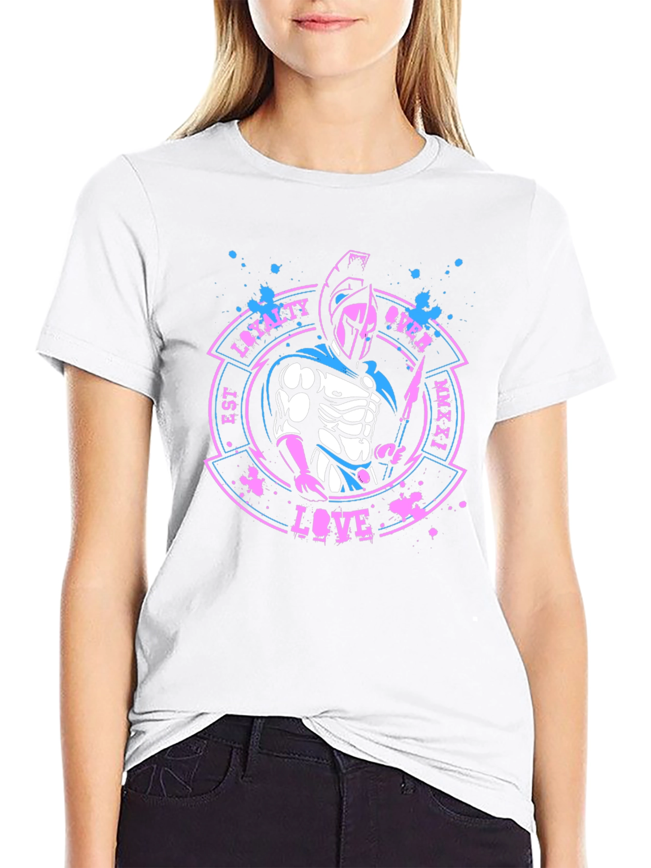 Loyalty Over Love Spartan Graphic Tee