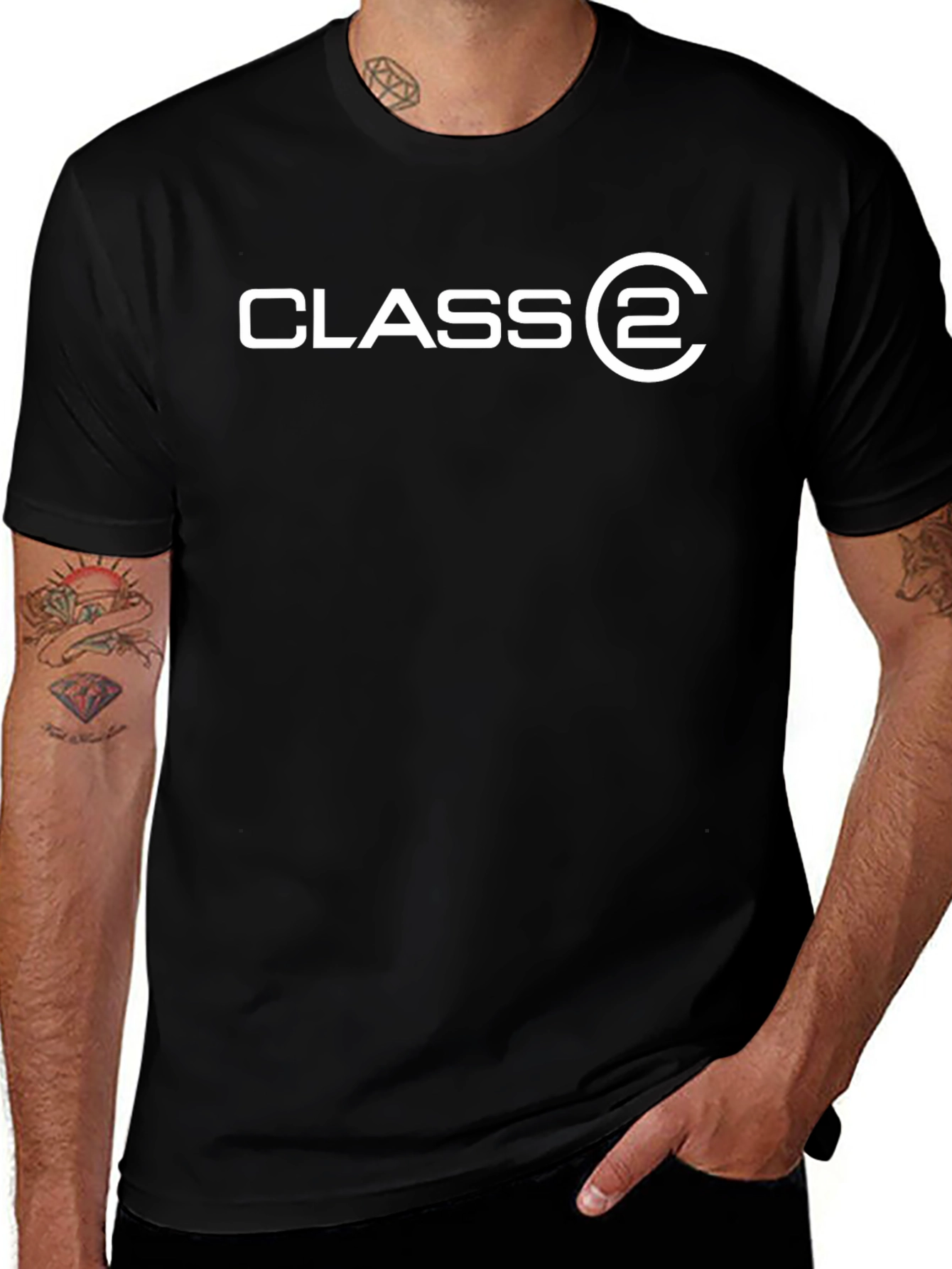 Class 2 T-Shirt - Cool & Casual Black Tee