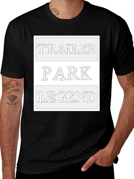 Trailer Park Legend Black Graphic Tee