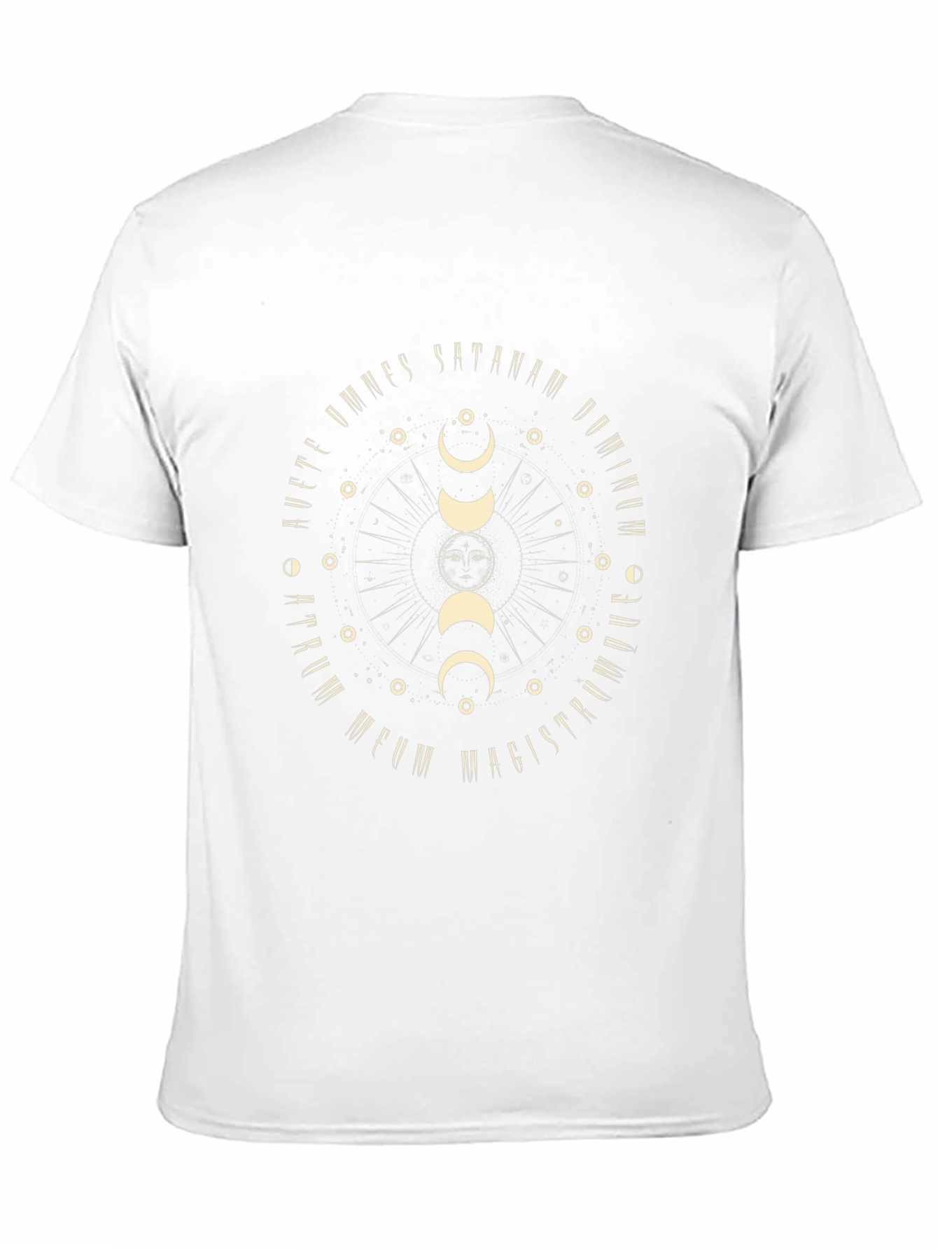 Mystic Moon Phase Black Graphic Tee