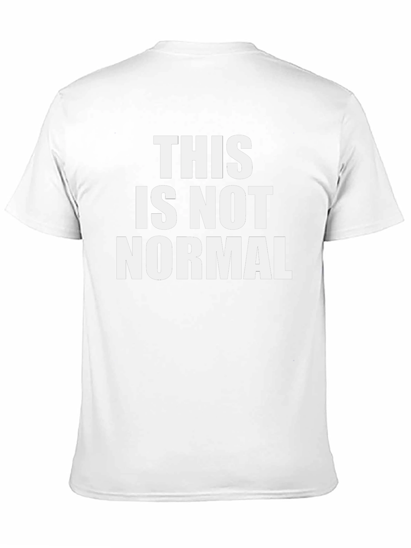 This Is Not Normal Graphic Tee - Black