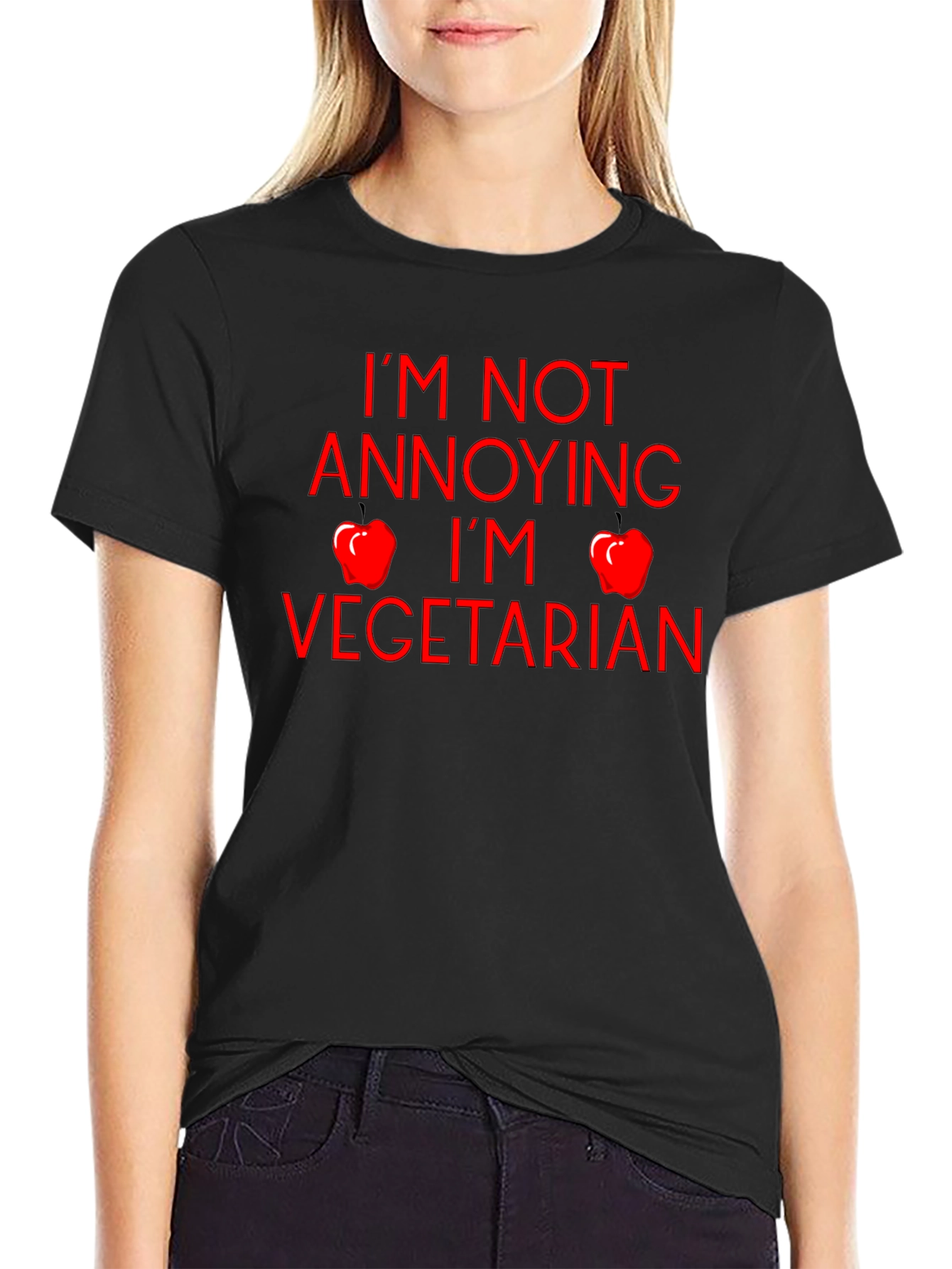 Vegetarian T-Shirt - Im Not Annoying