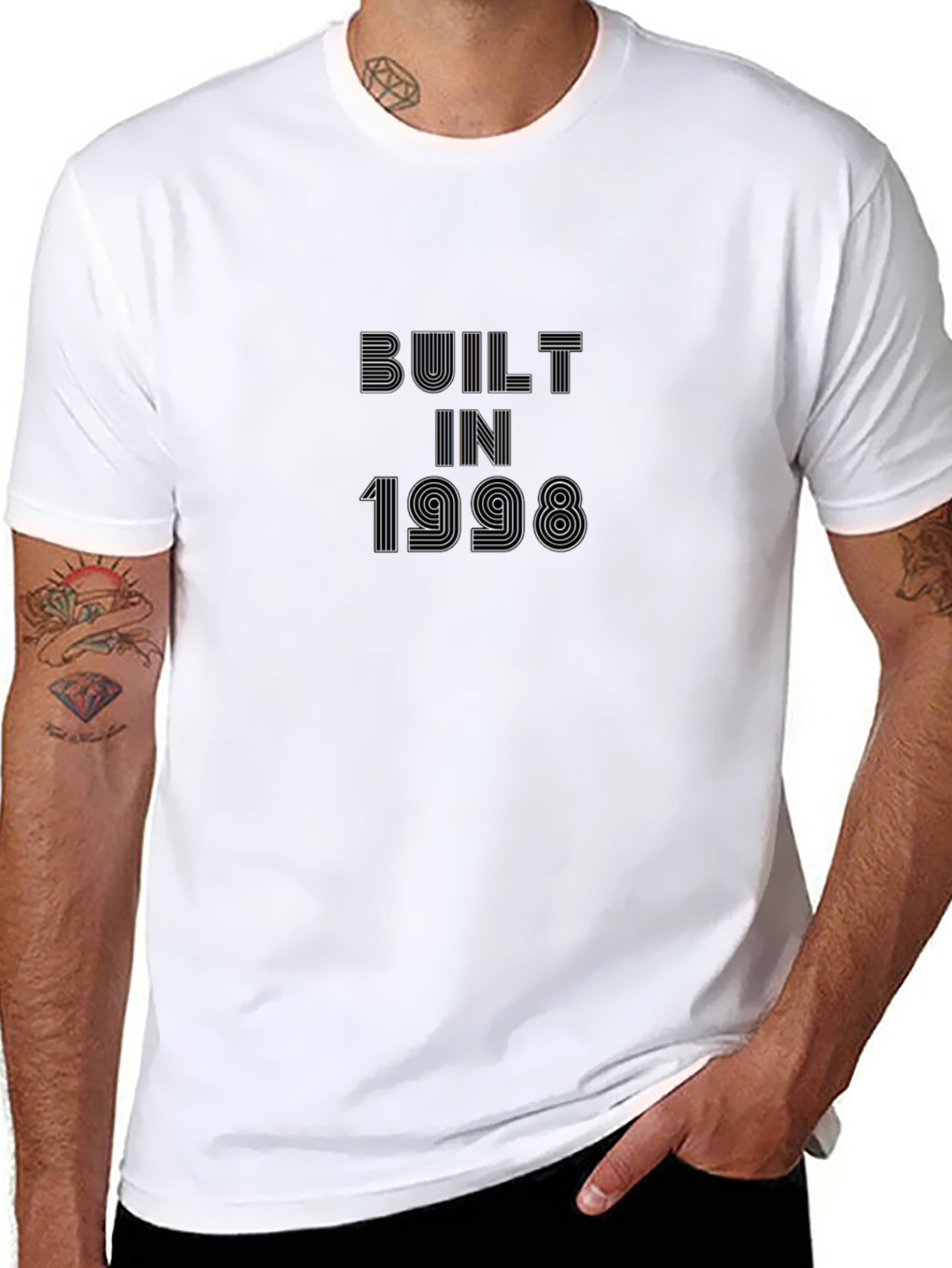 Built in 1998 Graphic Tee - Black