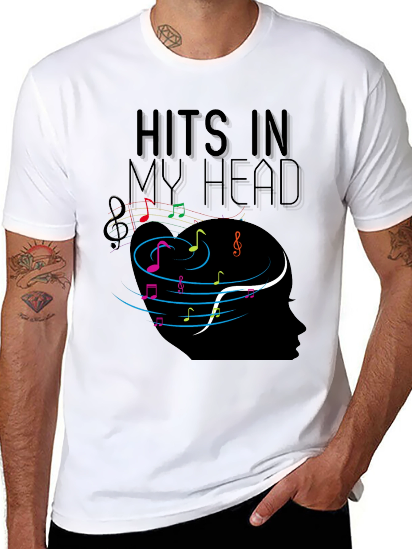 Hits in My Head Graphic T-Shirt
