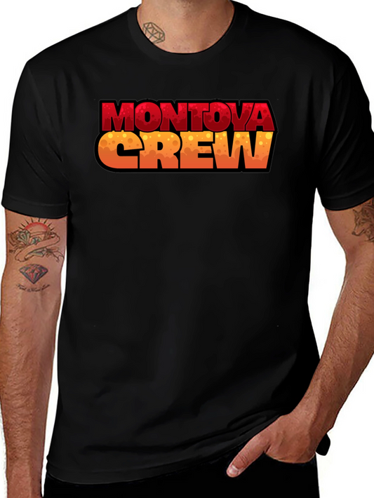 Montova Crew Graphic Tee - Black