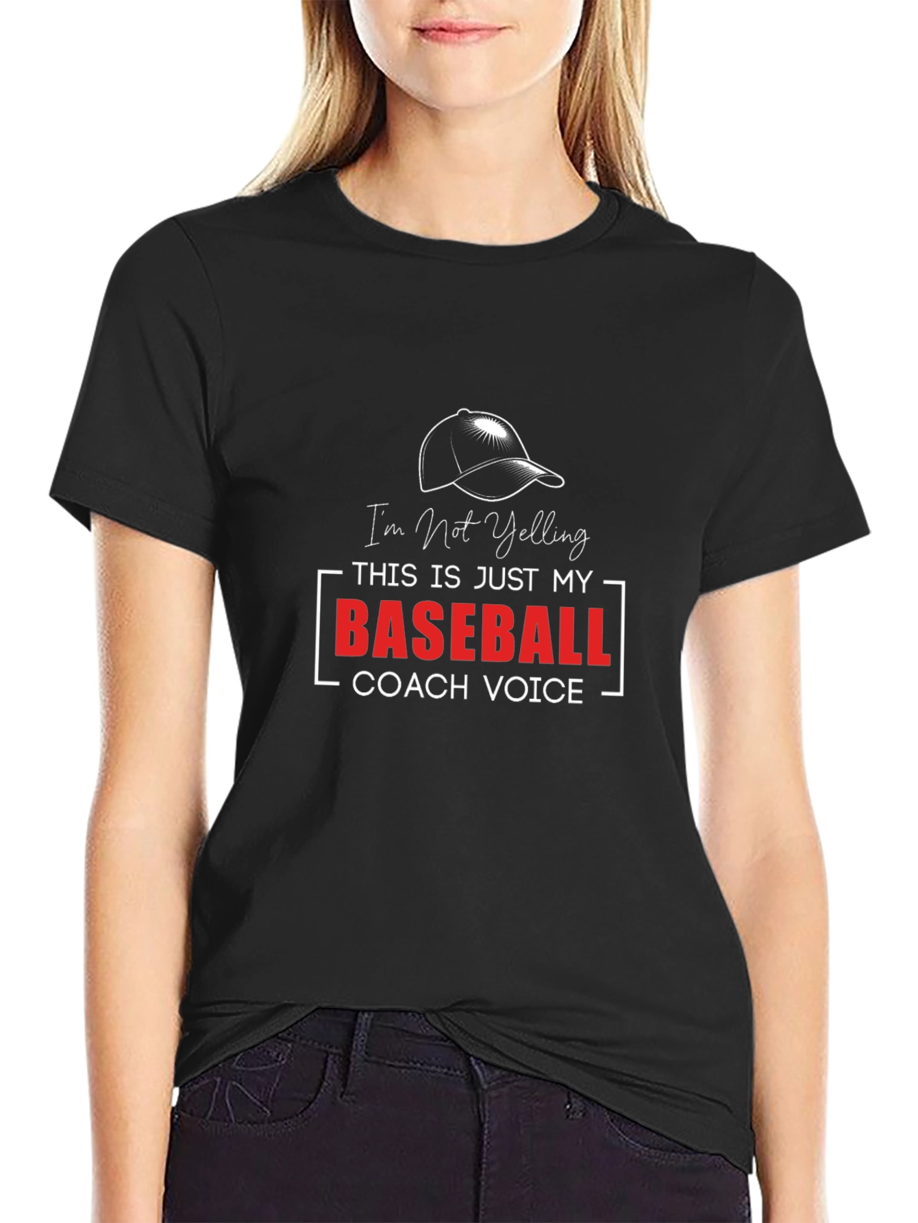 Baseball Coach Voice Tee - Funny Sports Shirt