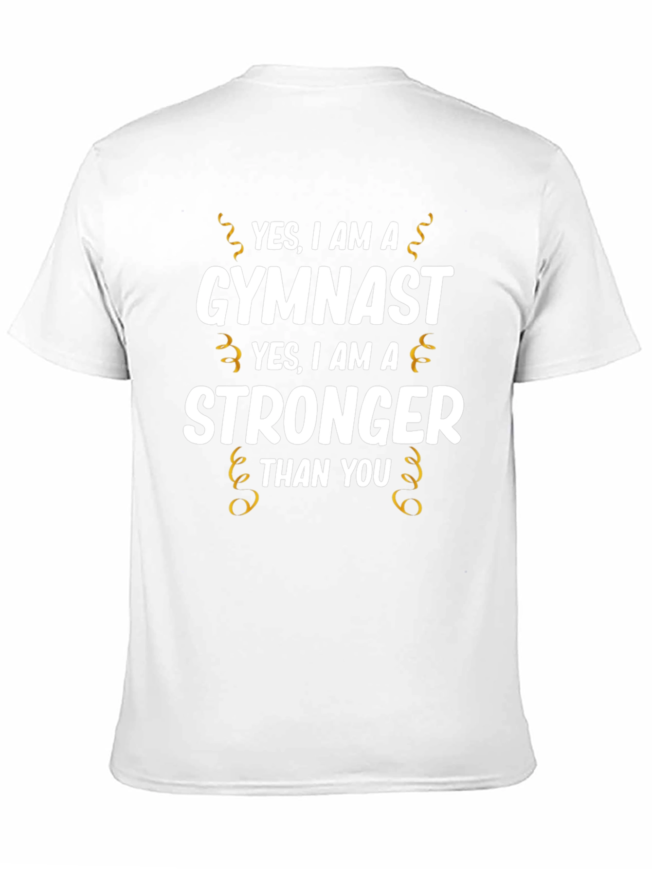 Gymnast Stronger Than You T-Shirt - Black Cotton Tee