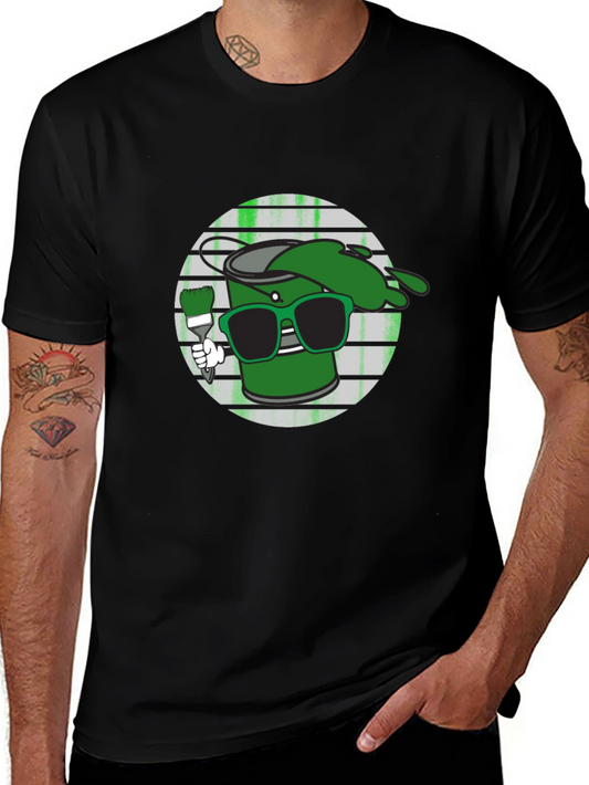 Cool Green Paint T-Shirt