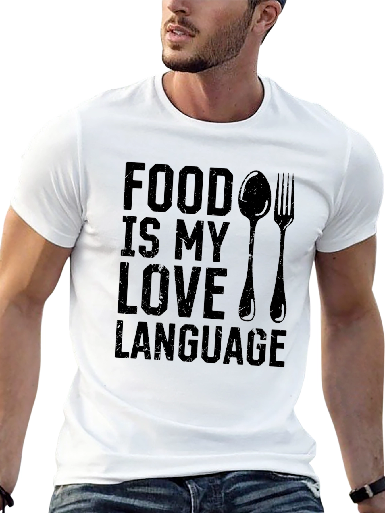Food is My Love Language Graphic T-Shirt