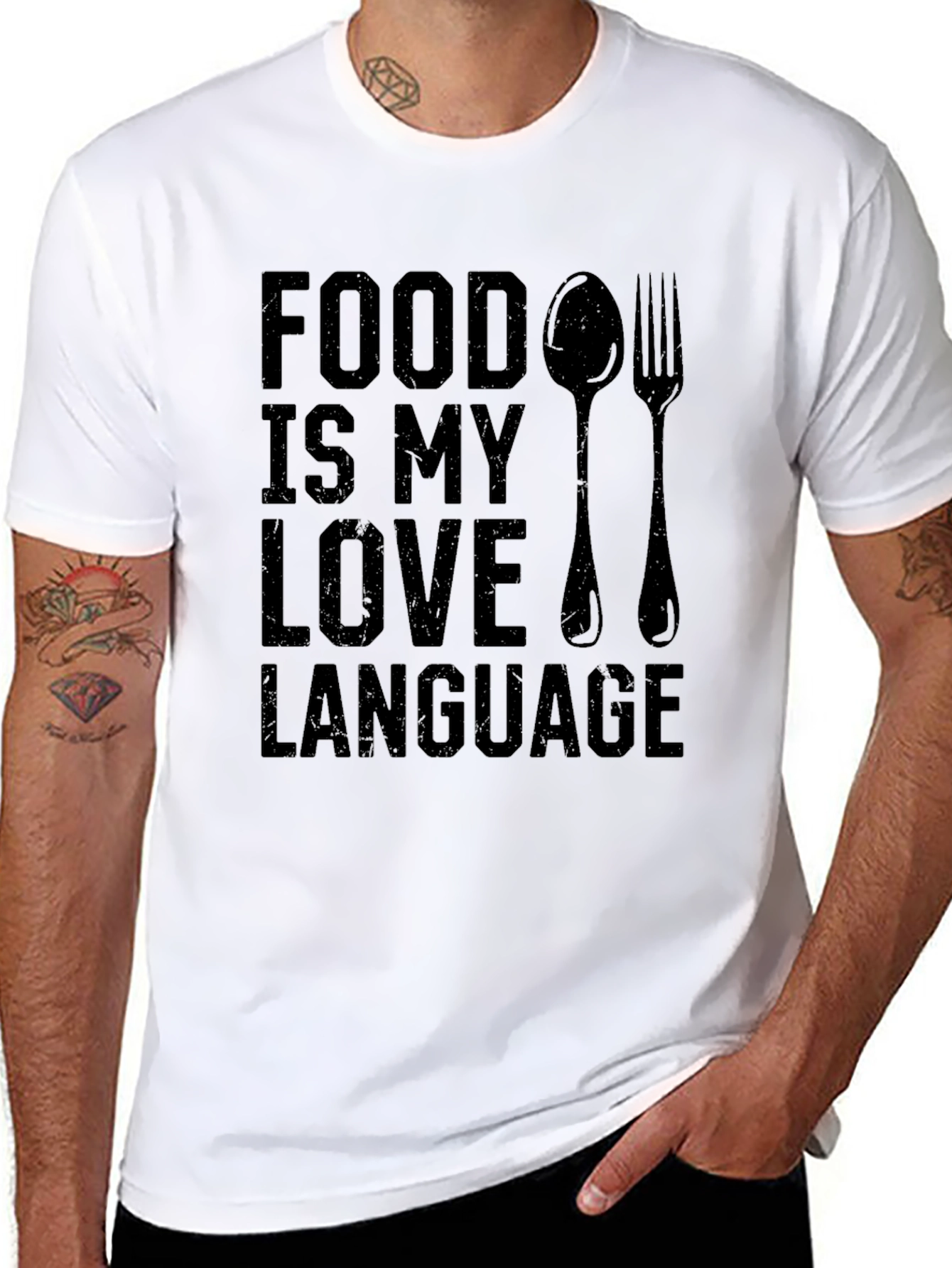Food is My Love Language Graphic T-Shirt