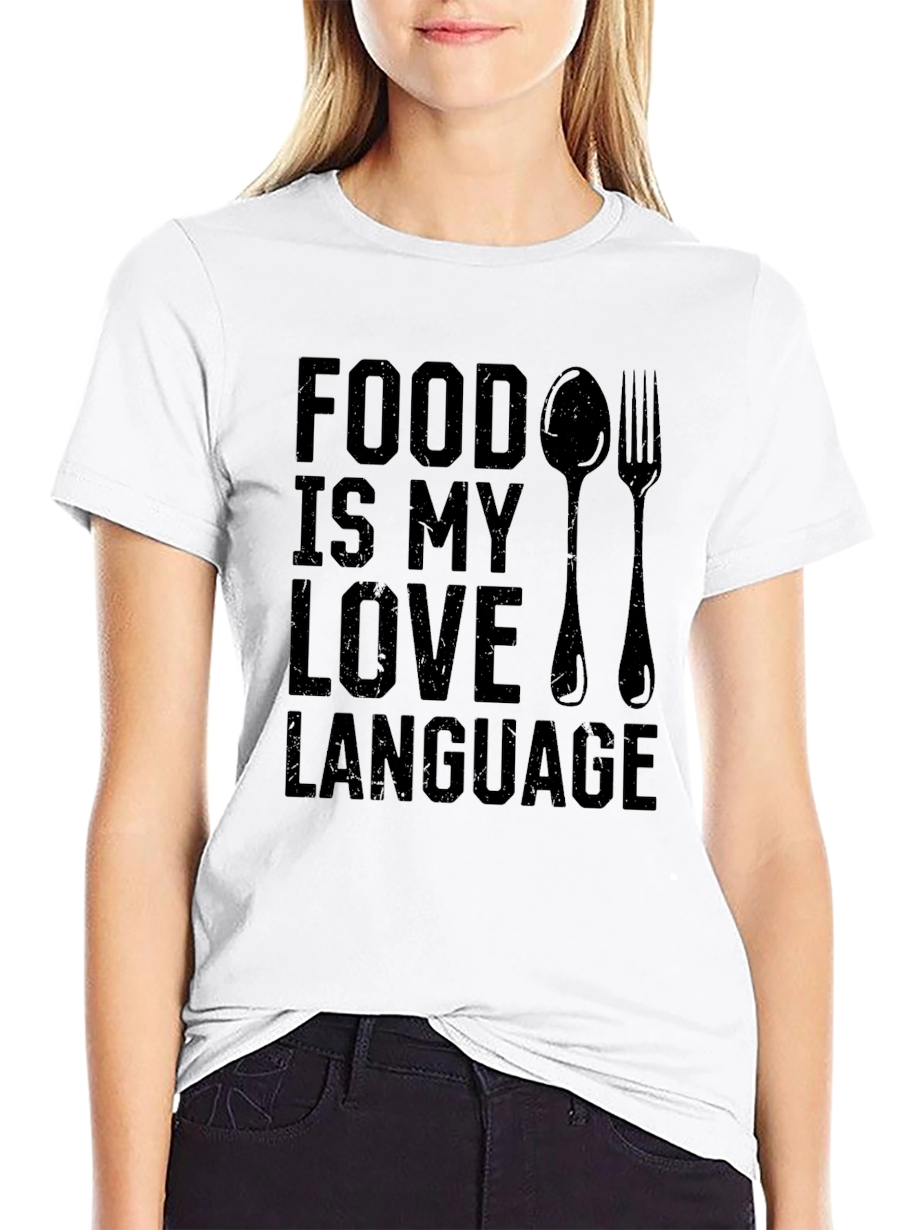 Food is My Love Language Graphic T-Shirt