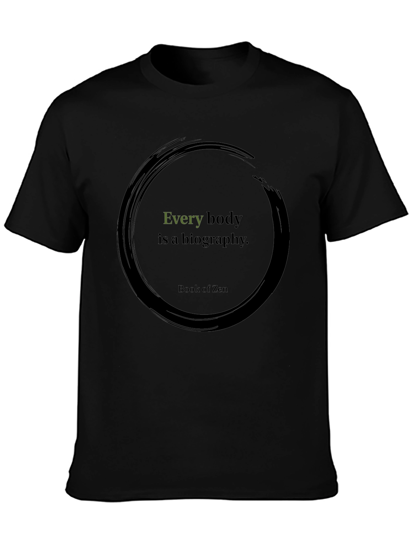 Zen Every Body Black T-Shirt