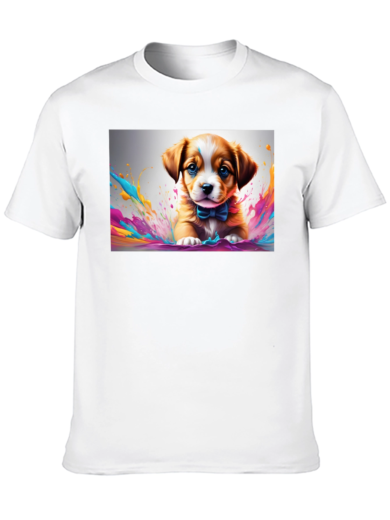 Cute Puppy Art T-Shirt - Stylish Graphic Tee