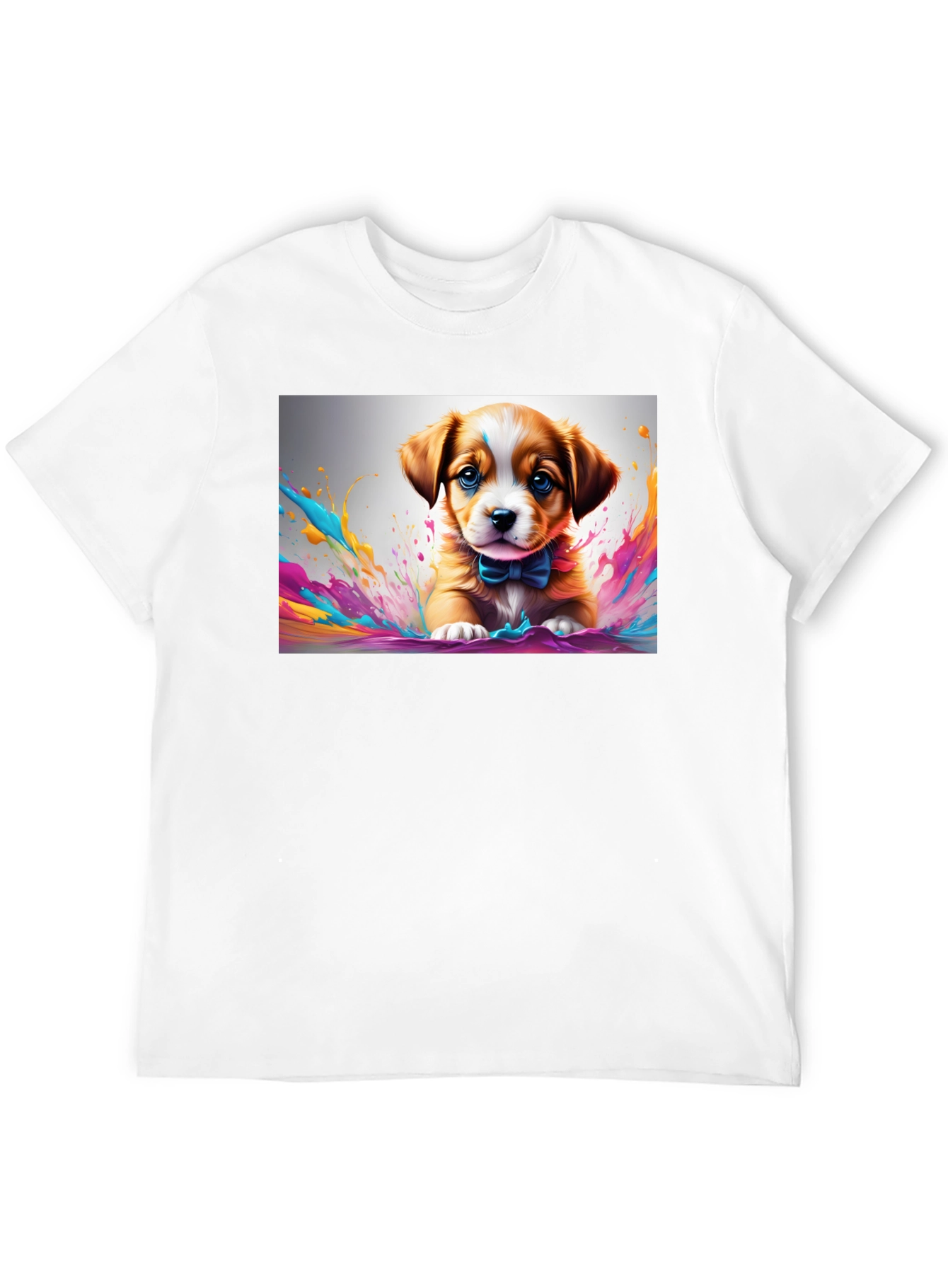 Cute Puppy Art T-Shirt - Stylish Graphic Tee