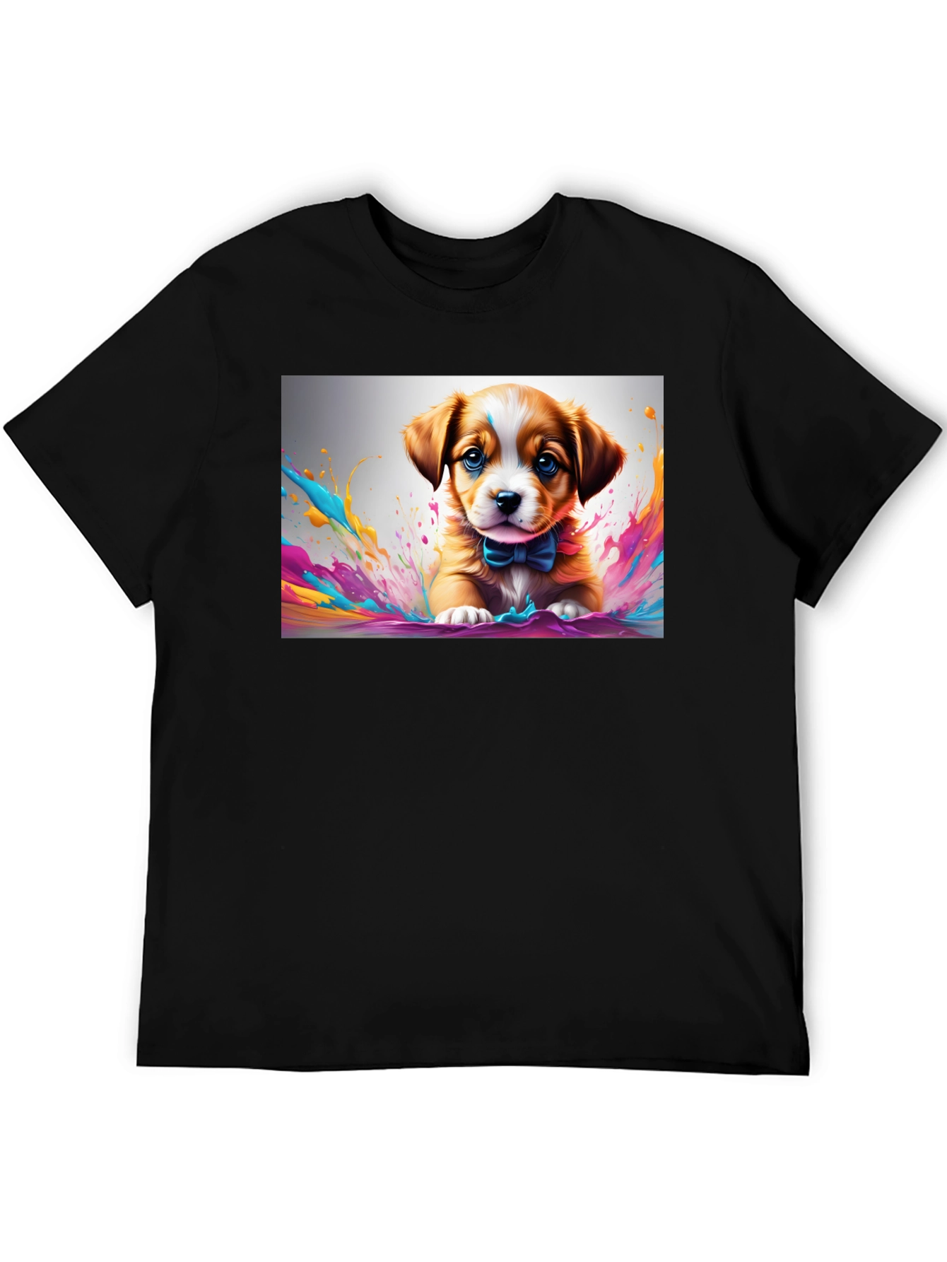 Cute Puppy Art T-Shirt - Stylish Graphic Tee
