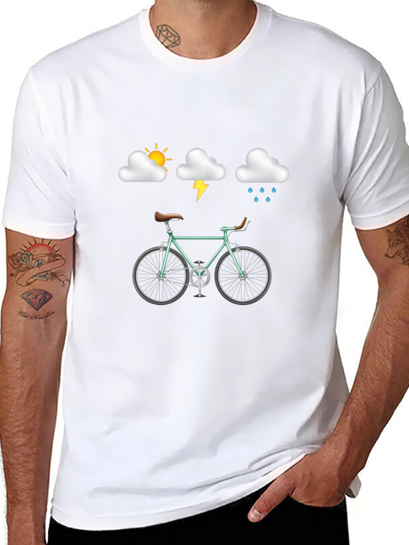 Weather Bike Black T-Shirt