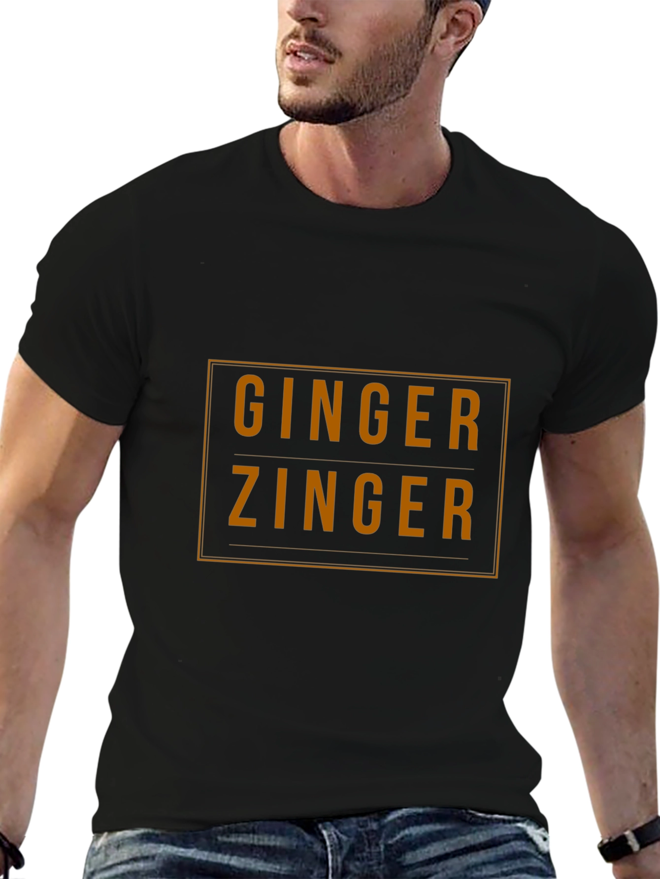 Ginger Zinger Graphic Tee - Bold Statement T-Shirt