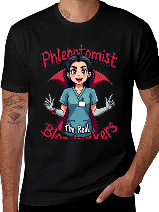 Phlebotomist Vampire T-Shirt - Blood Suckers Tee