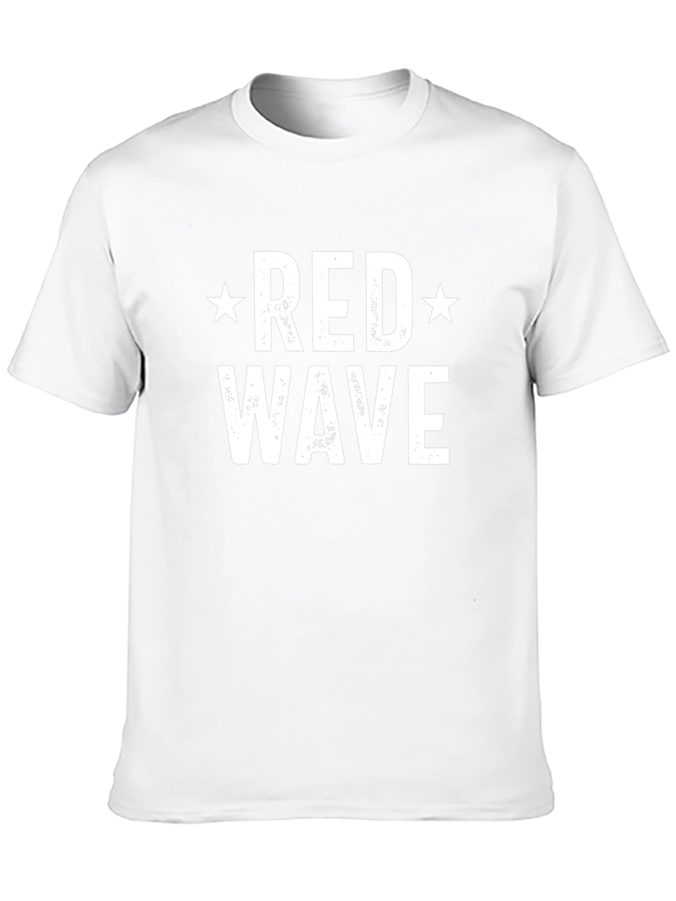 Red Wave Graphic Tee - Political Statement Shirt
