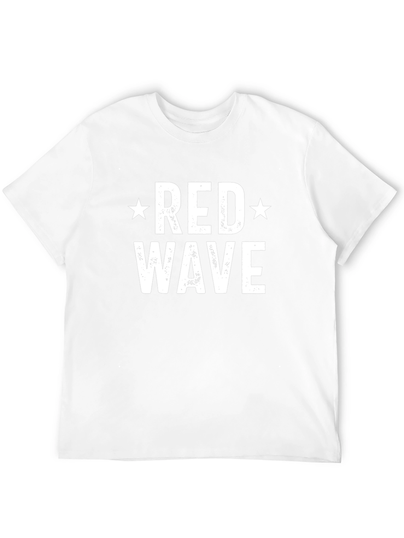 Red Wave Graphic Tee - Political Statement Shirt