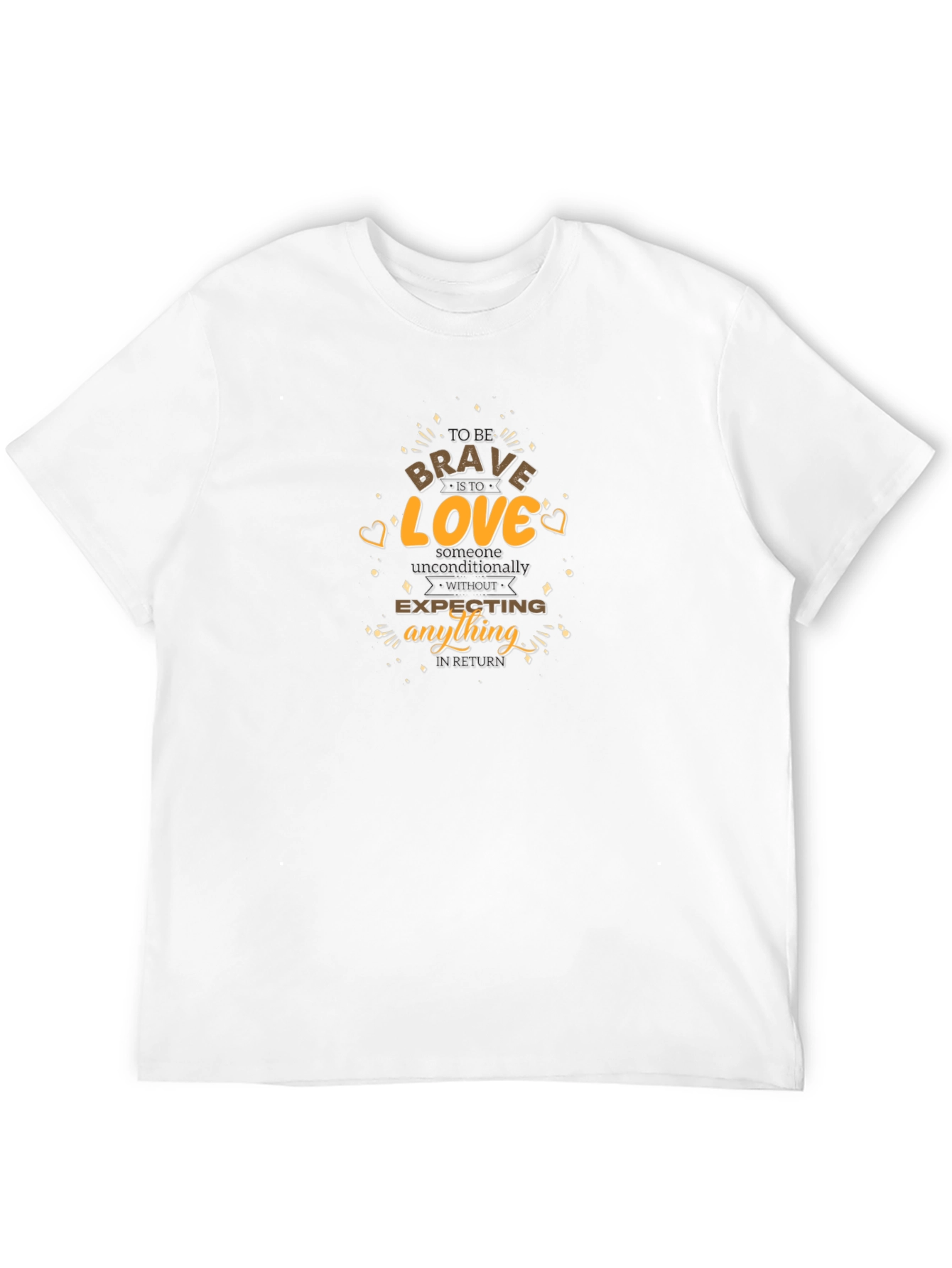 Brave to Love Graphic Tee - Inspirational Black T-Shirt
