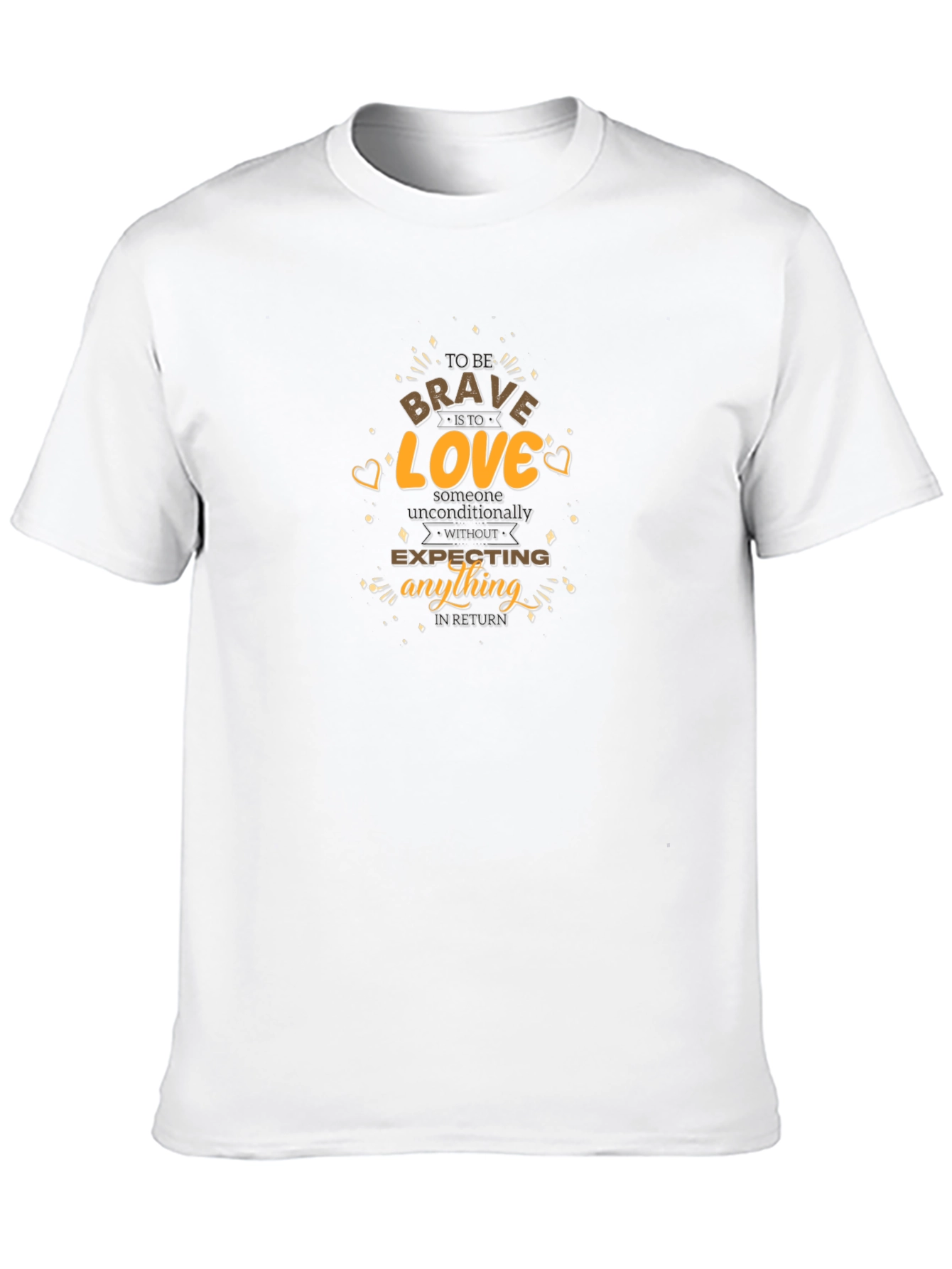 Brave to Love Graphic Tee - Inspirational Black T-Shirt