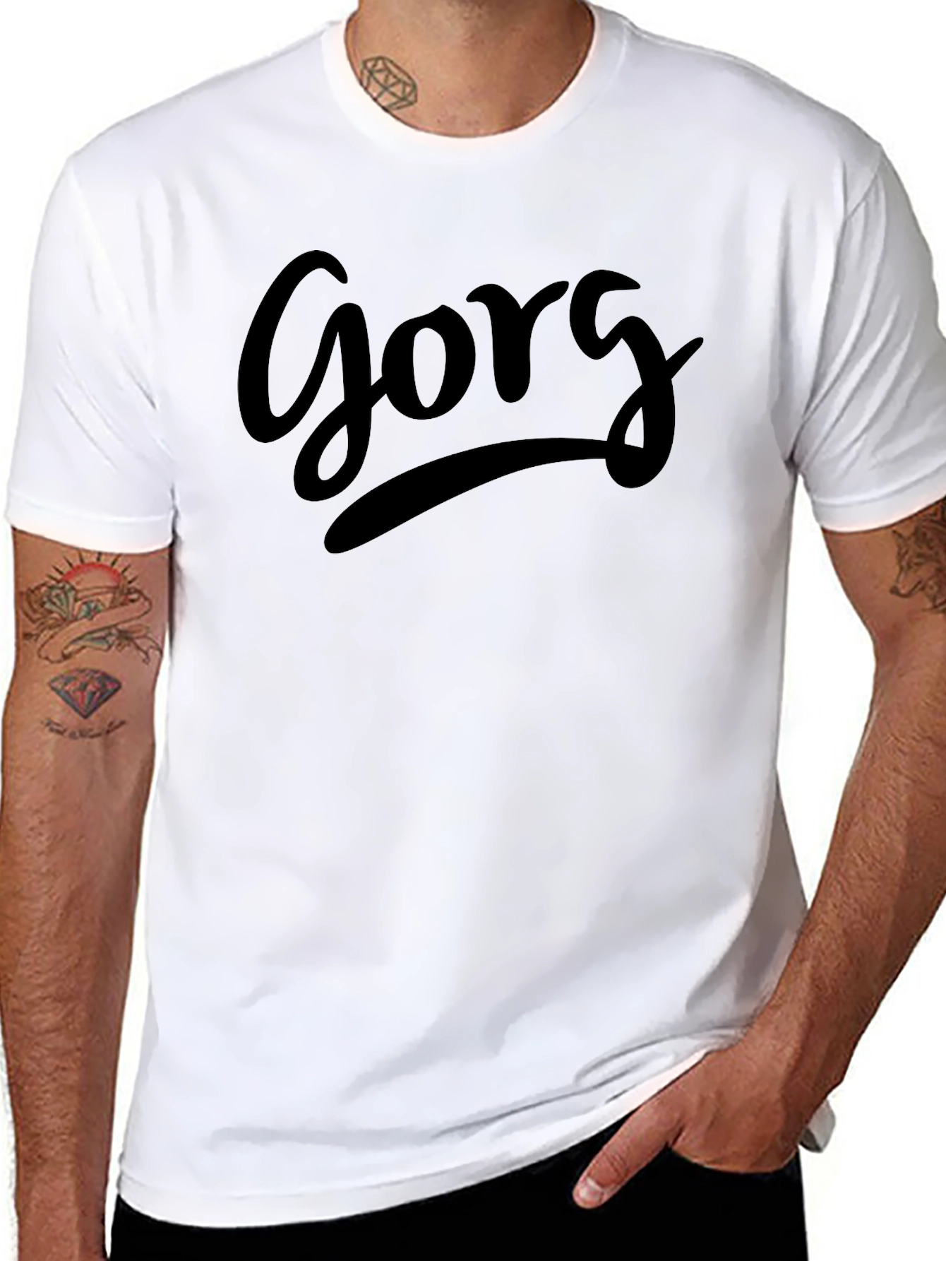 Gorg Graphic Tee - Stylish Black T-Shirt