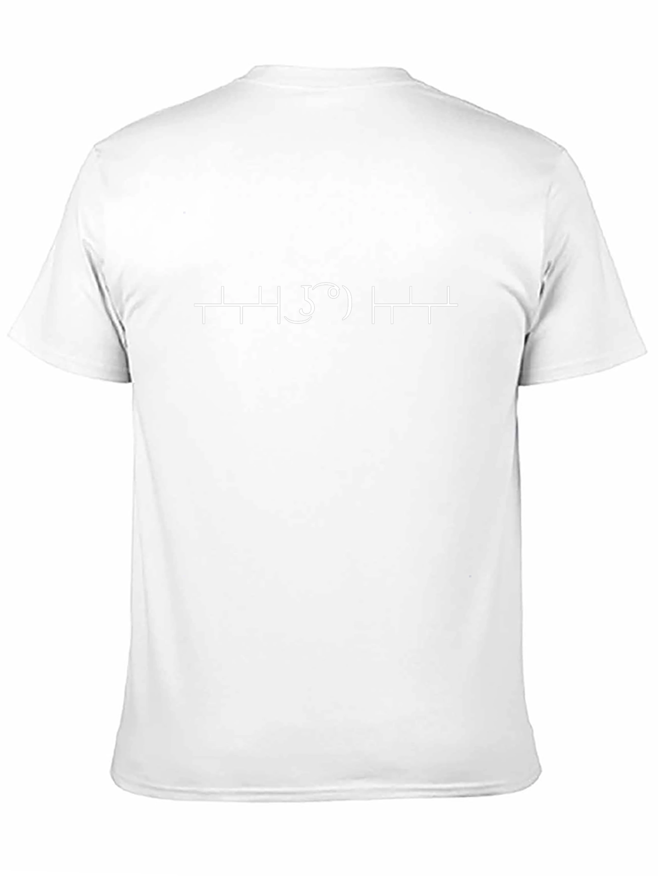 Minimalist Code T-Shirt - Black Cotton Blend