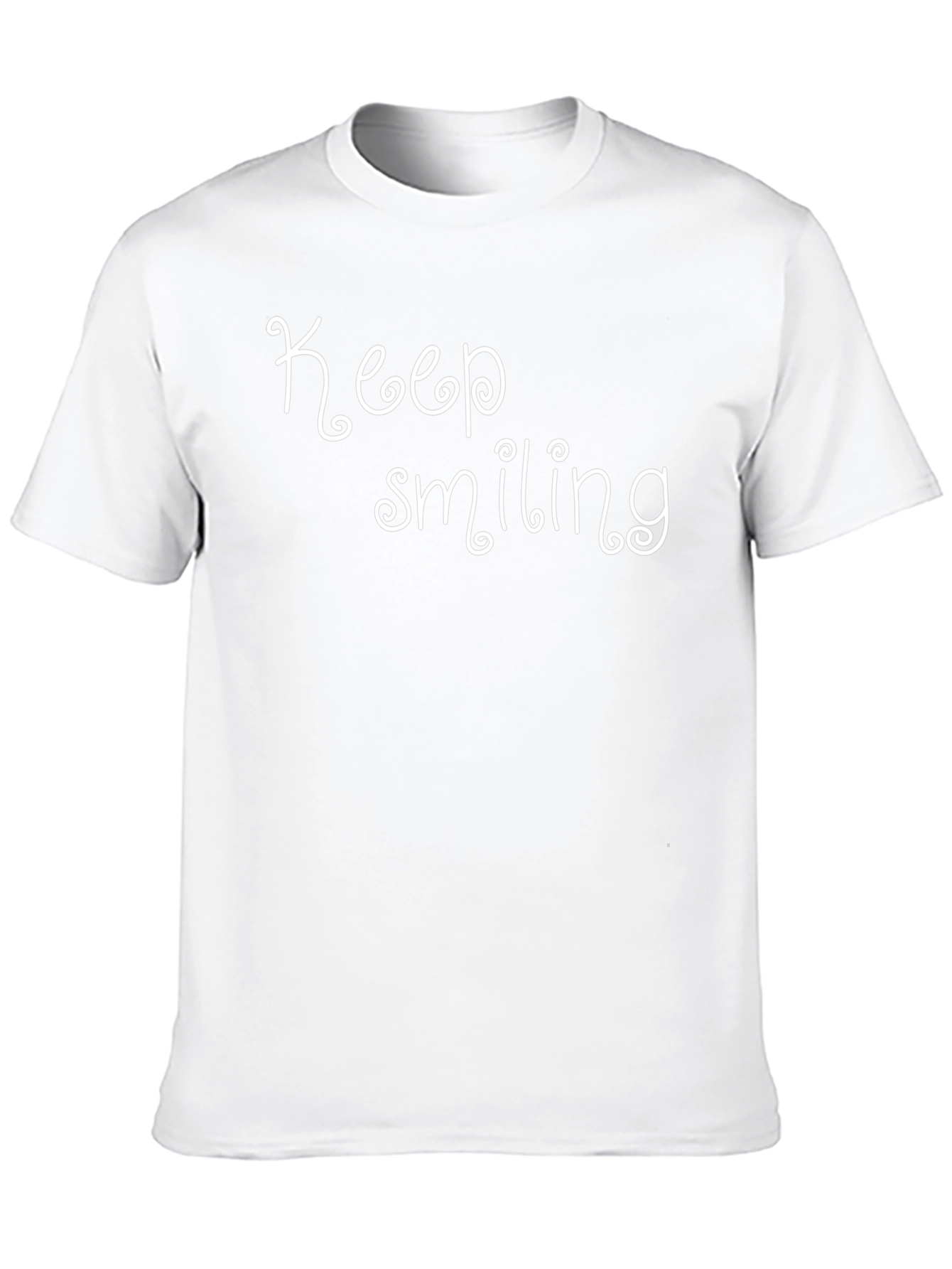 Keep Smiling Black T-Shirt - Positive Vibes Tee