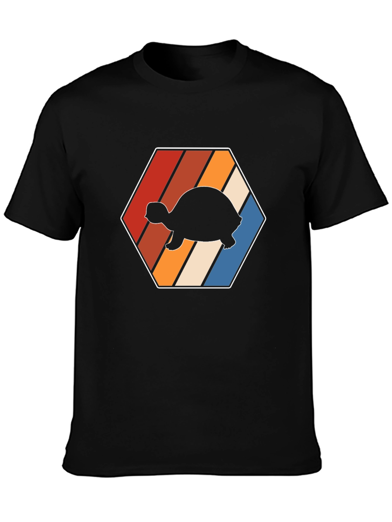 Retro Turtle Hexagon T-Shirt