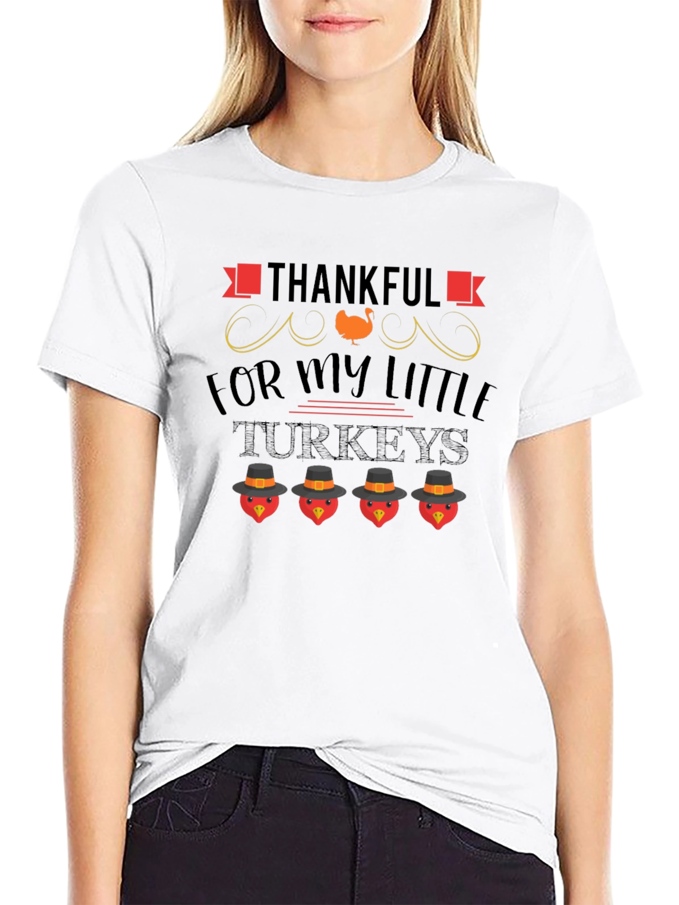 Thankful For My Little Turkeys T-Shirt