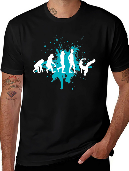 Evolution of Dance Black Graphic T-Shirt